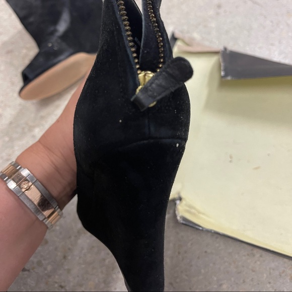 Elsa Peep toe wedge bootie - Picture 2 of 5